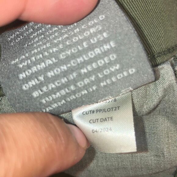 Torrid army green cargo Gorpcore Streetwear pants 4X tall 48” waist #722 - Picture 7 of 8
